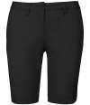 KB751 K751 Kariban Ladies Chino Bermuda Shorts Black colour image